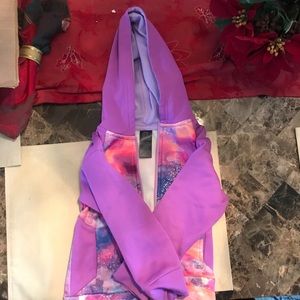 Girls hooded windbreaker. Size 4-5.